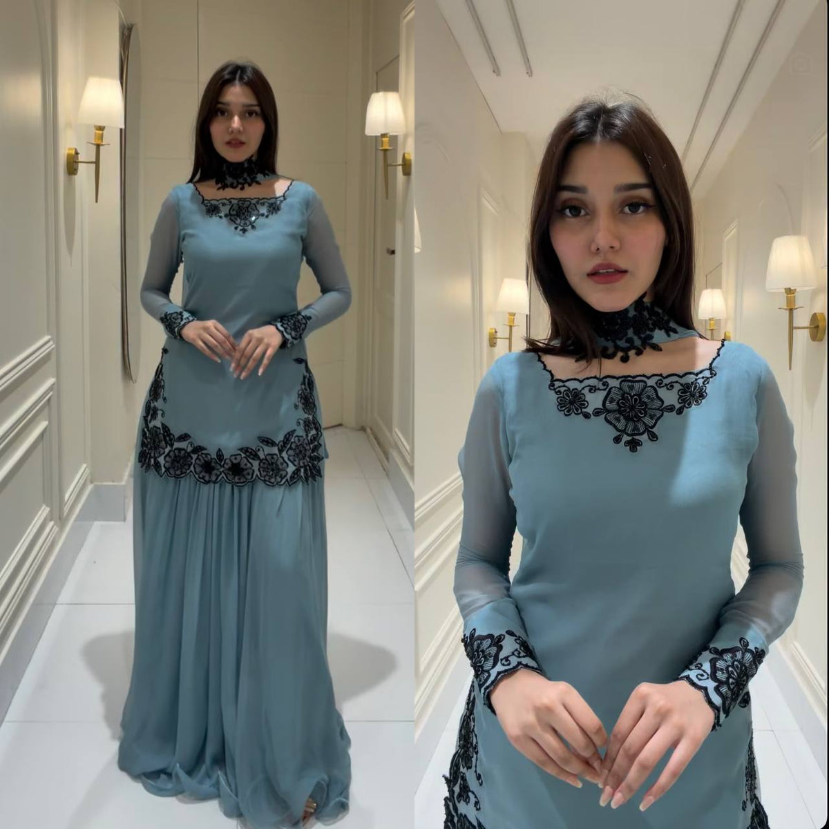 Celestial Charm Blue Dress Line