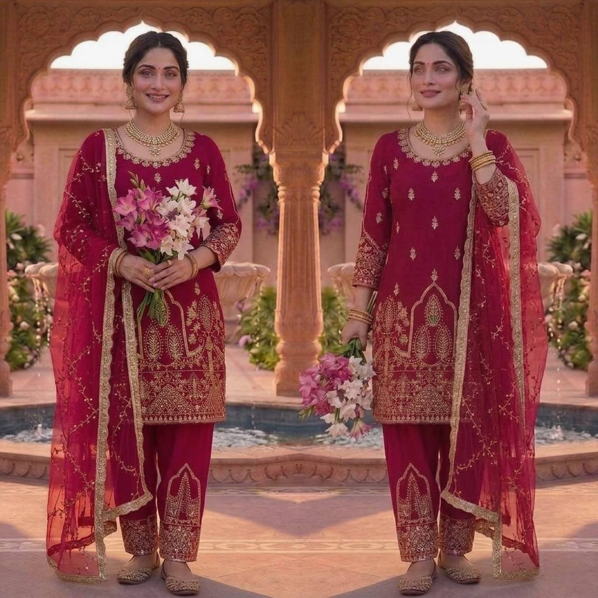 Stylish Embroidered Salwar Suit for Festive Occasions