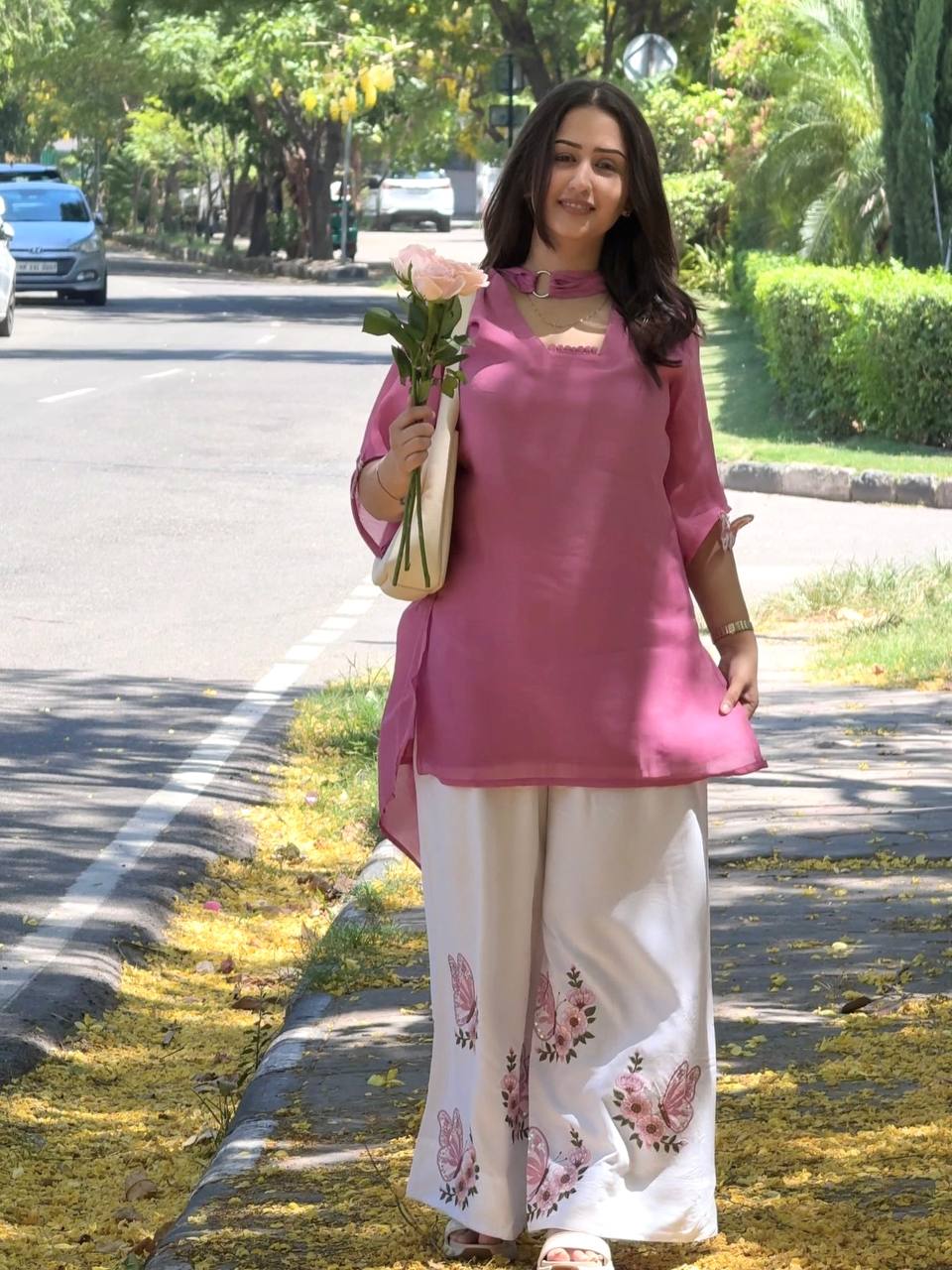 Pink Serenity Fashion Meets Comfort on Stree