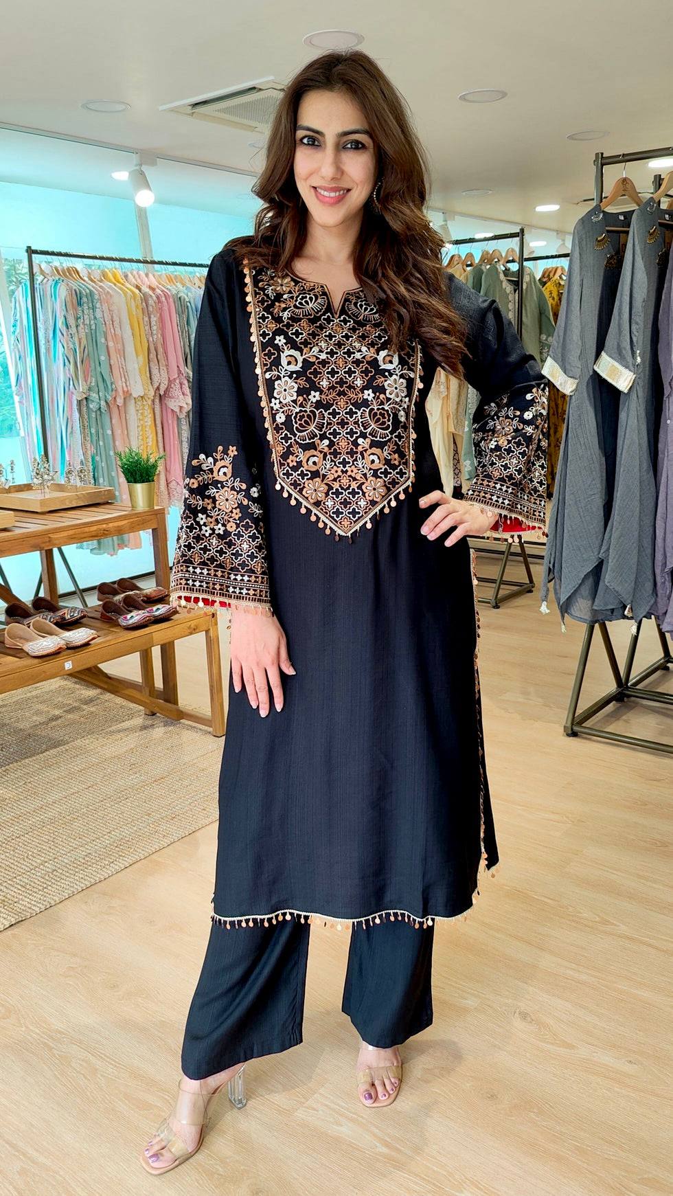 Urban Elegance Blue Kurti Fashion Line