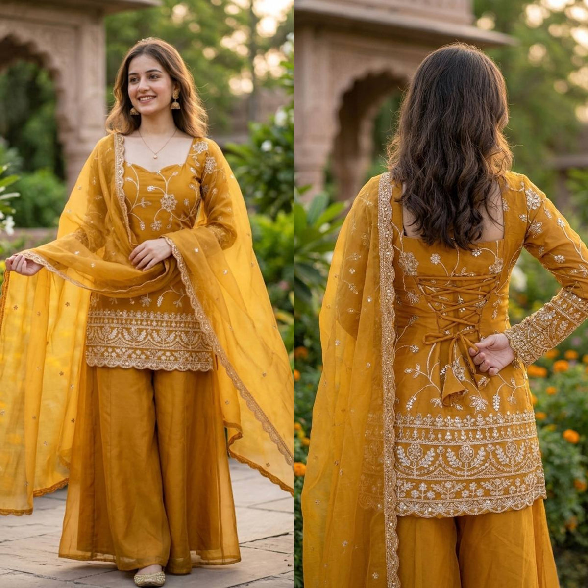 Charming Haldi Ceremony Festive Occasion Wear