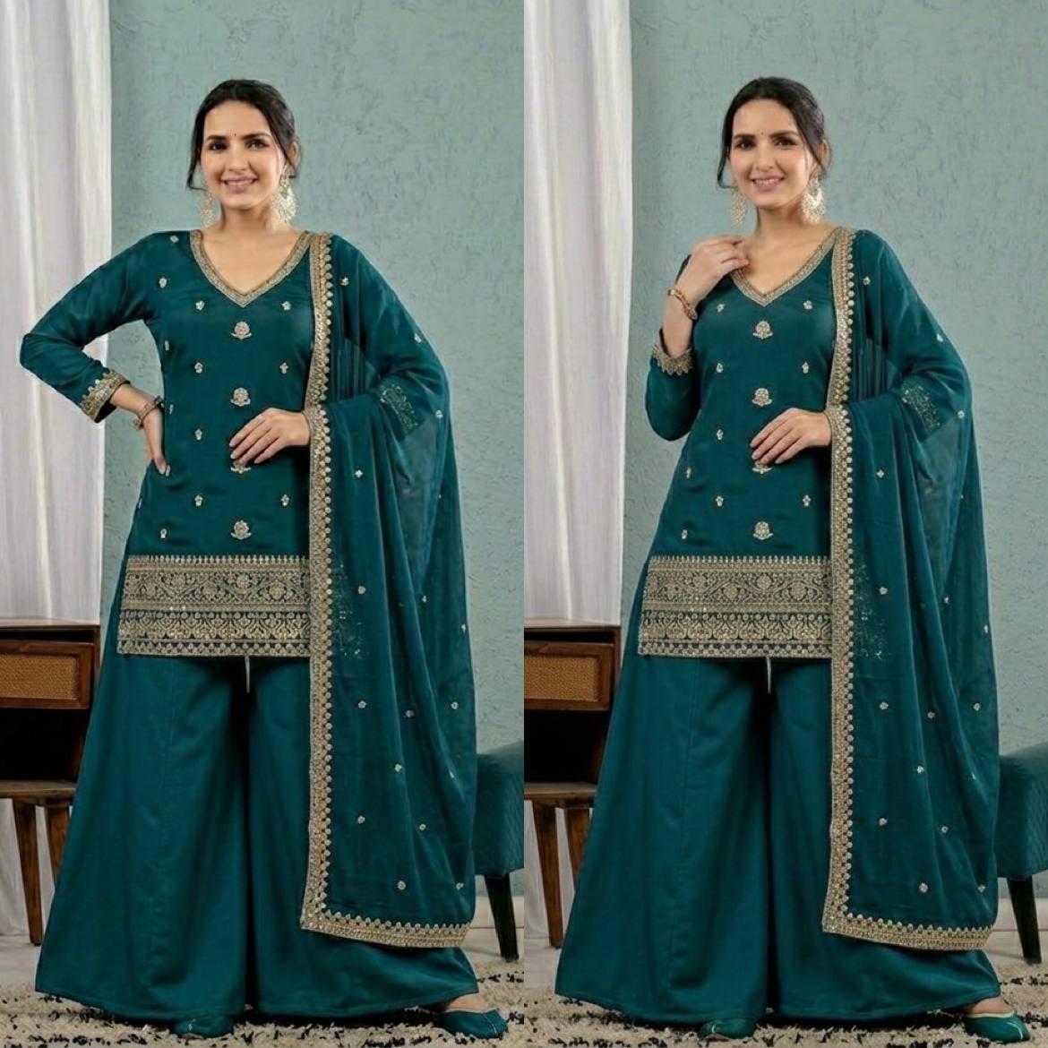 Timeless Elegance in Embroidered Fashion