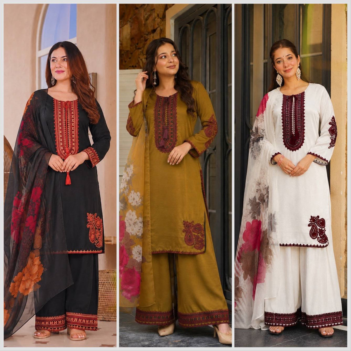 Cultural Charm Contemporary Salaf Suit Design