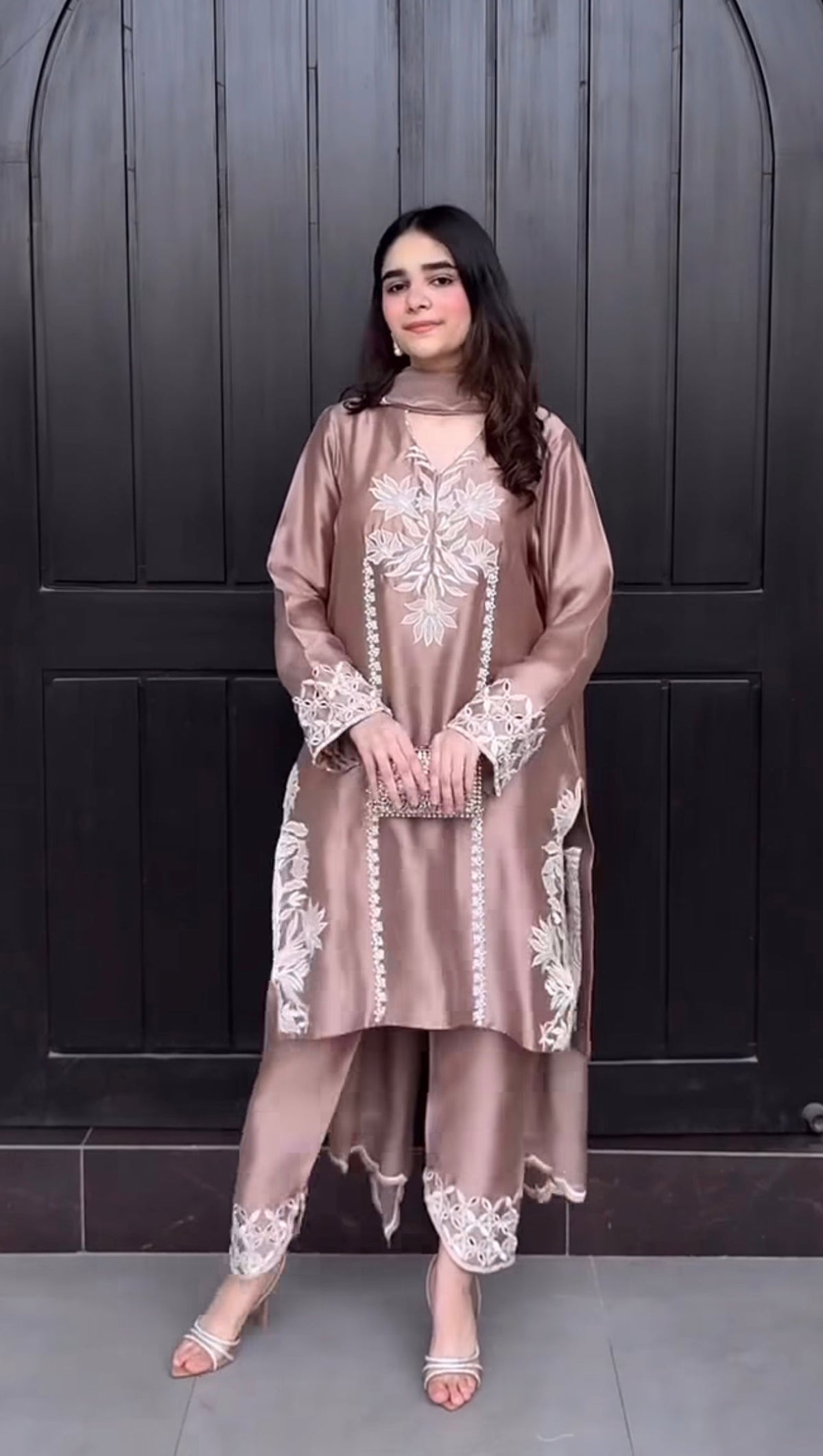 Opulent Threads Embroidered Elegance in Suit