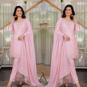 Stairs of Style Pink Salwar Delight