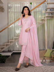 Stairs of Style Pink Salwar Delight