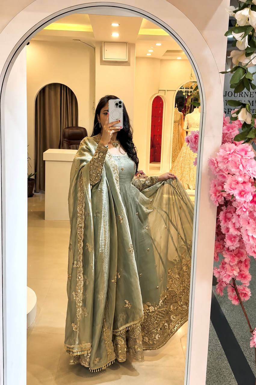 Radiant Elegance The Luxe Green Ensemble