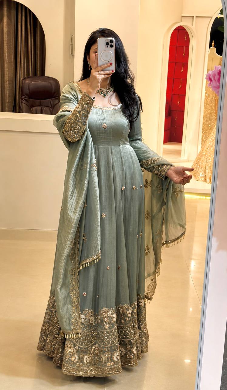 Radiant Elegance The Luxe Green Ensemble