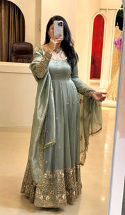 Radiant Elegance The Luxe Green Ensemble