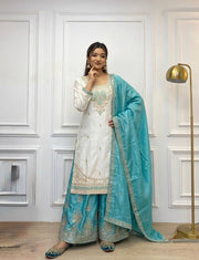 Timeless Elegance Embroidered Suit for You