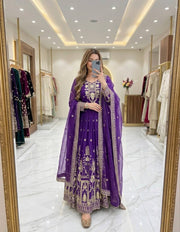 Timeless Anarkali Suit with Exquisite Embroidery