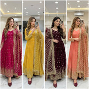 Colorful Anarkali Suits Elegance in Variety