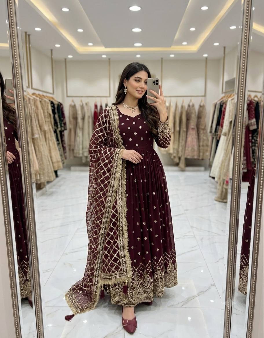 Colorful Anarkali Suits Elegance in Variety