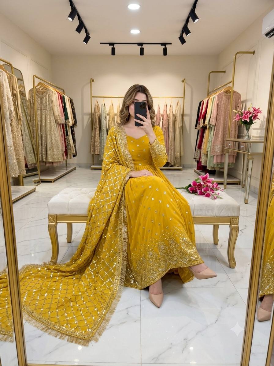 Colorful Anarkali Suits Elegance in Variety