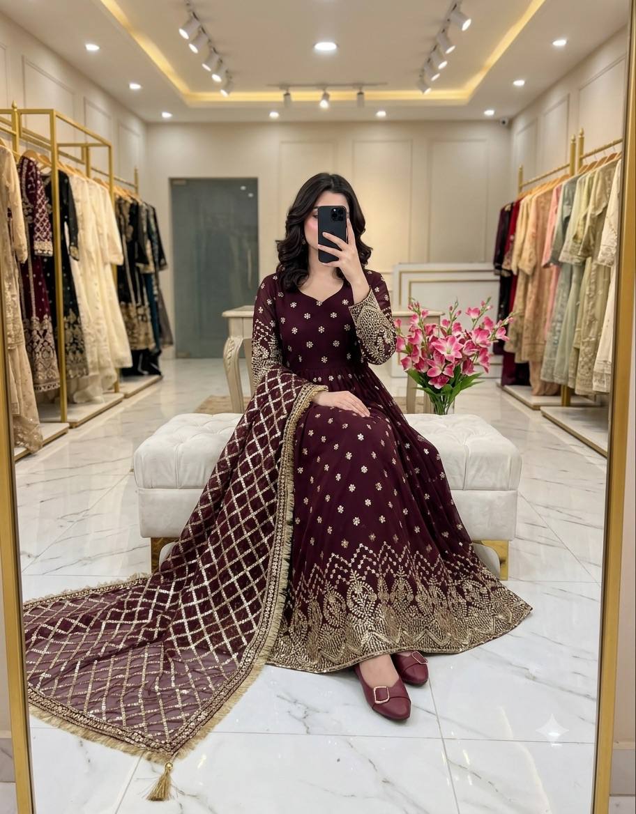 Colorful Anarkali Suits Elegance in Variety