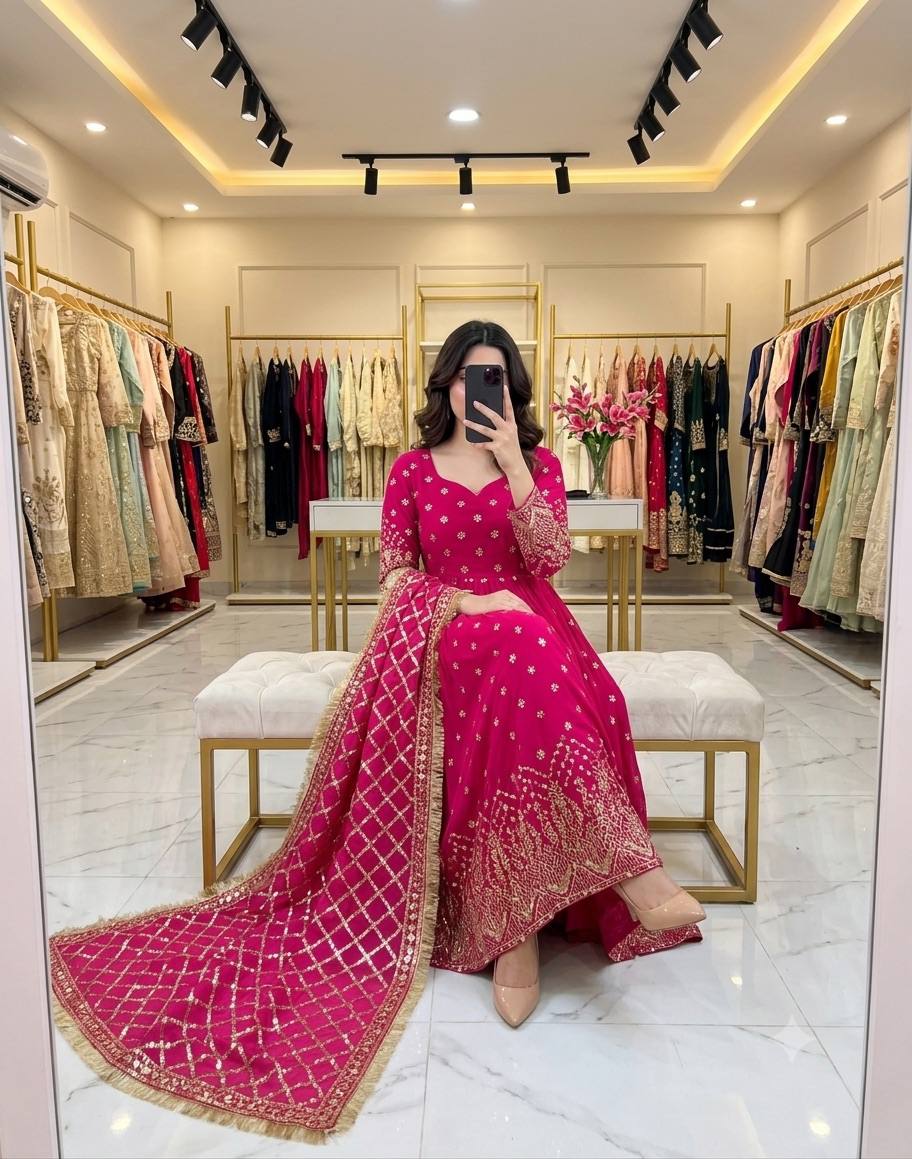 Colorful Anarkali Suits Elegance in Variety