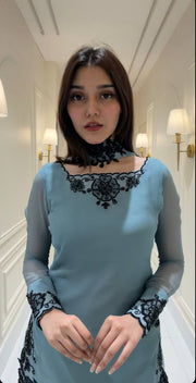 Celestial Charm Blue Dress Line