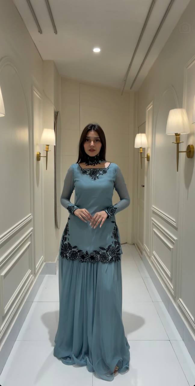 Celestial Charm Blue Dress Line