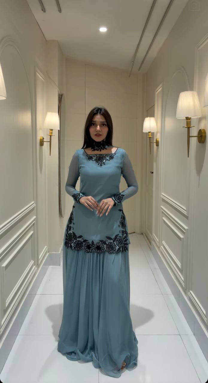 Celestial Charm Blue Dress Line