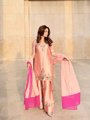 Radiant Pink Embroidery Salwar Suit Collection