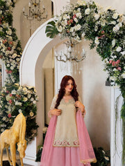 Timeless Pink Embroidered Suit and Dupatta