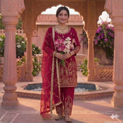 Stylish Embroidered Salwar Suit for Festive Occasions