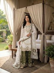Vibrant Elegance in Traditional Pakistani Attire