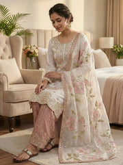 Vibrant Elegance in Traditional Pakistani Attire