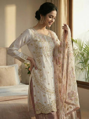 Vibrant Elegance in Traditional Pakistani Attire