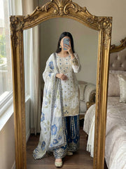 Vibrant Elegance in Traditional Pakistani Attire
