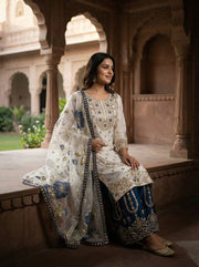 Vibrant Elegance in Traditional Pakistani Attire