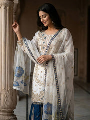 Vibrant Elegance in Traditional Pakistani Attire