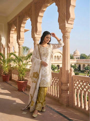 Vibrant Elegance in Traditional Pakistani Attire