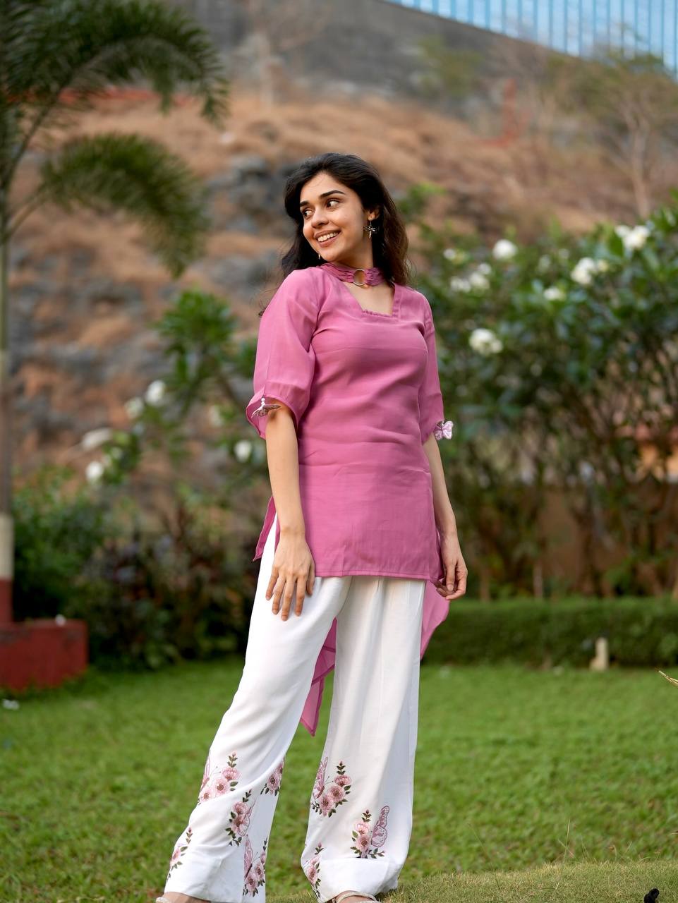 Pink Serenity Fashion Meets Comfort on Stree