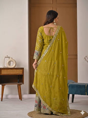 An elegant embellished traditional sharara suit set