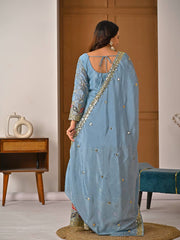 An elegant embellished traditional sharara suit set