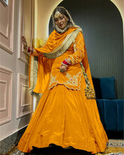 Regal Zari and Stone Embellished Hand work.