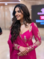 Ethereal Charm Glamorous Pink Attire