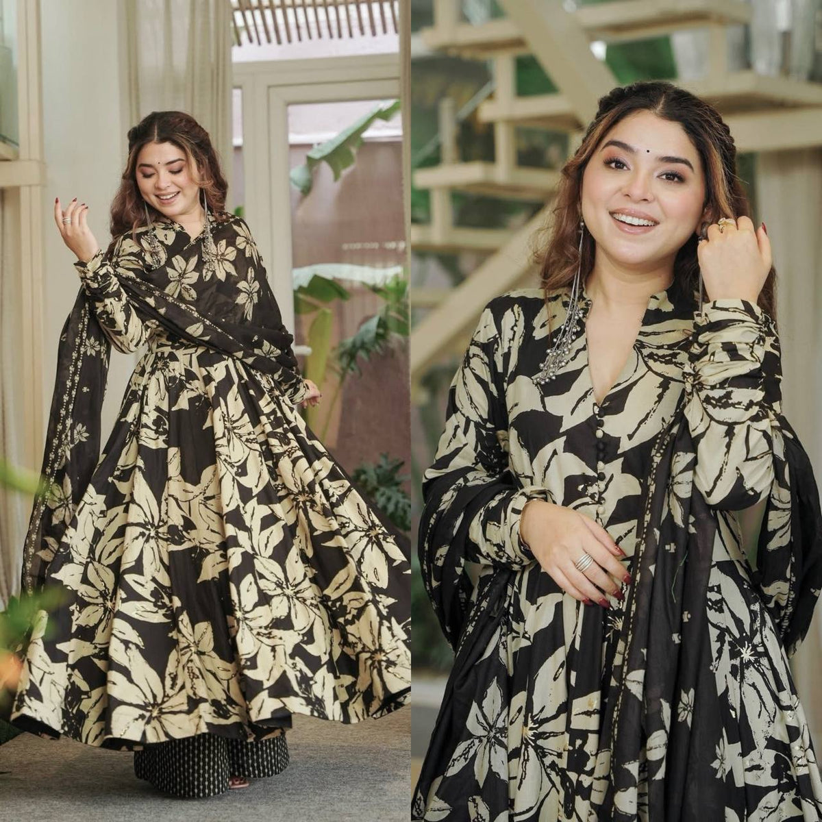 Bold prints meet classic ethnic style