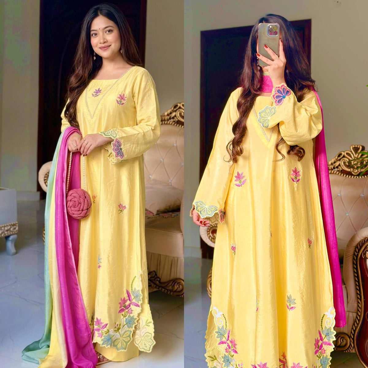Radiant Elegance The Yellow Dress Collection