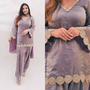 Boldly Beautiful Purple Suit Fashion Statement