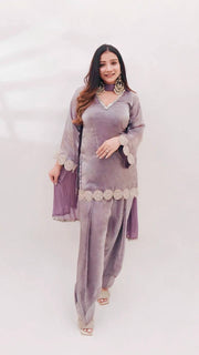 Boldly Beautiful Purple Suit Fashion Statement