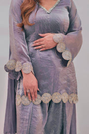 Boldly Beautiful Purple Suit Fashion Statement