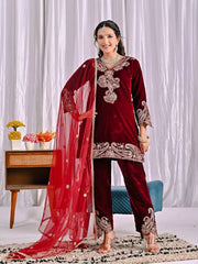 Luxurious Velvet Ensemble for Effortless Style
