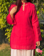 Timeless Style Red and White Ensemble