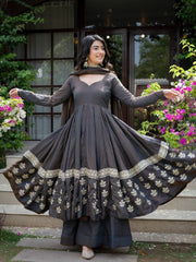 Graceful Glamour Black Anarkali Dress Collection