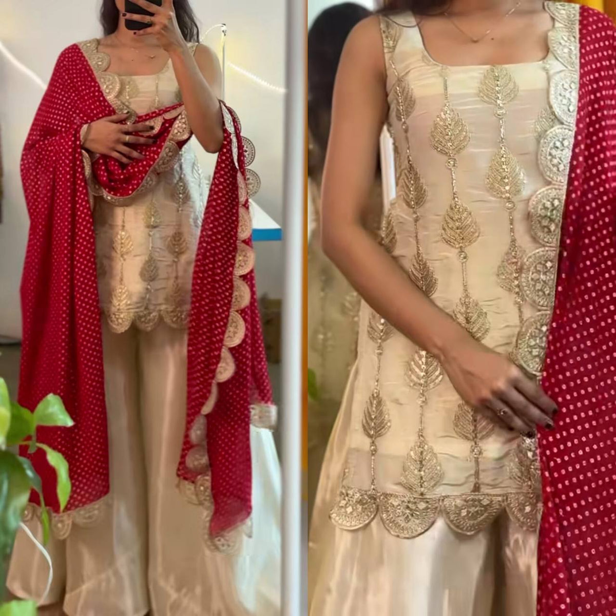 Timeless Beauty in Vibrant Attire