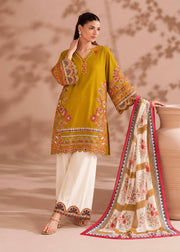Timeless Mustard Embroidered Suit with Grace