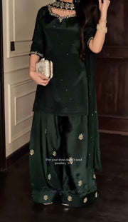 Green Designer Festive Outfit