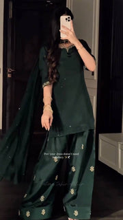 Green Designer Festive Outfit